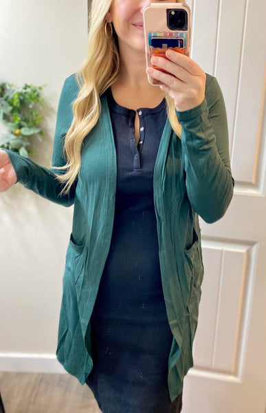 MM Neutral Checkered Cardigan