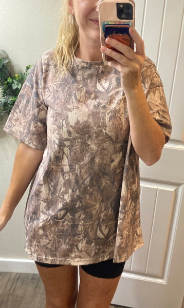 Camo Oversized Tee