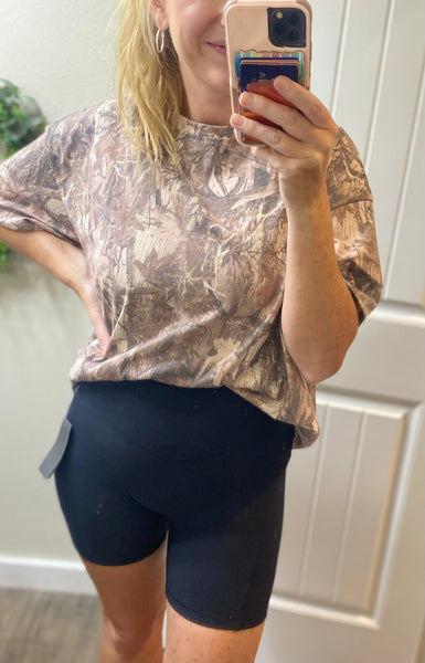 Camo Oversized Tee