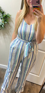 Striped Jumpsuit