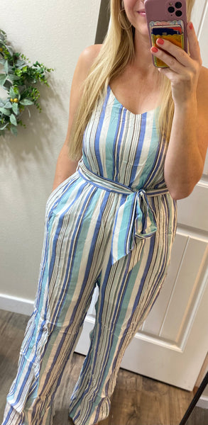 Striped Jumpsuit