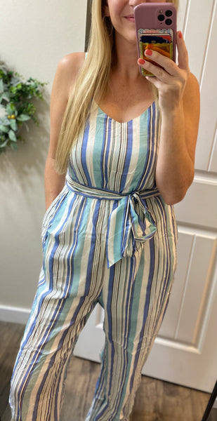 Striped Jumpsuit