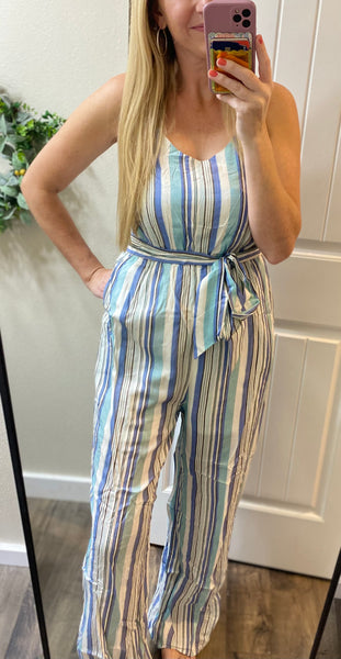 Striped Jumpsuit