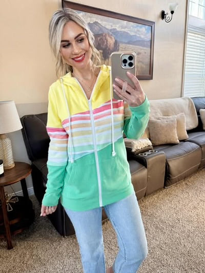 MM Summer Colorblock Full Zip