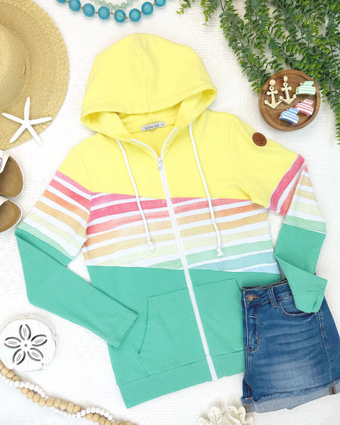 MM Summer Colorblock Full Zip