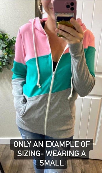 MM Summer Colorblock Full Zip