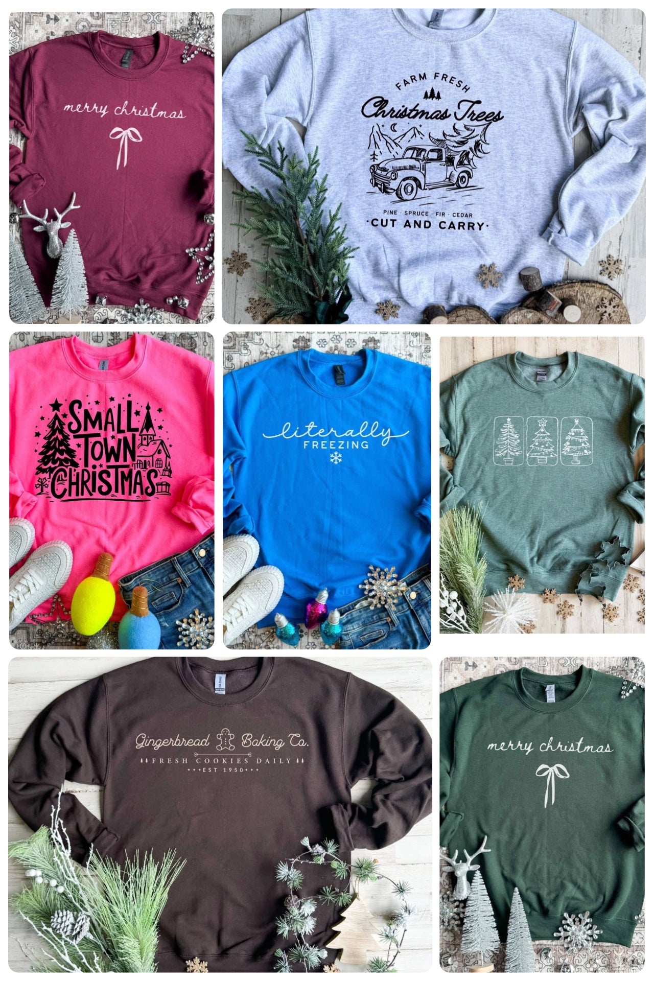 SALE Weekend Christmas Sweatshirts (PREORDER)