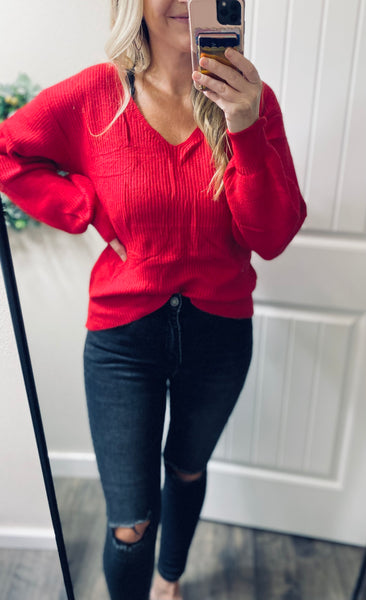 MM Pink Bow Back Sweater