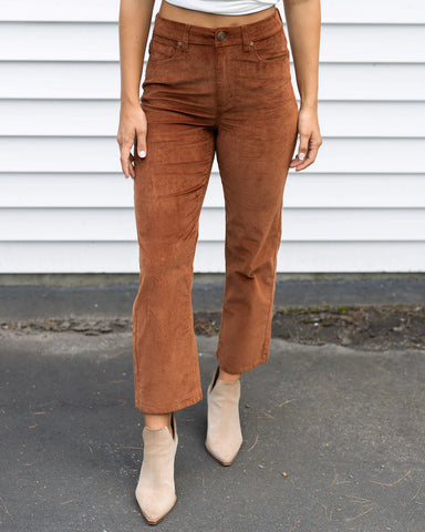 Whisky Corduroy Crop Pants
