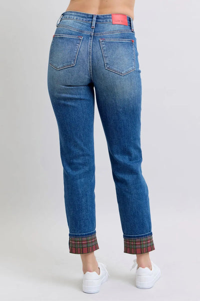 Judy Blue Christmas Straight Denim