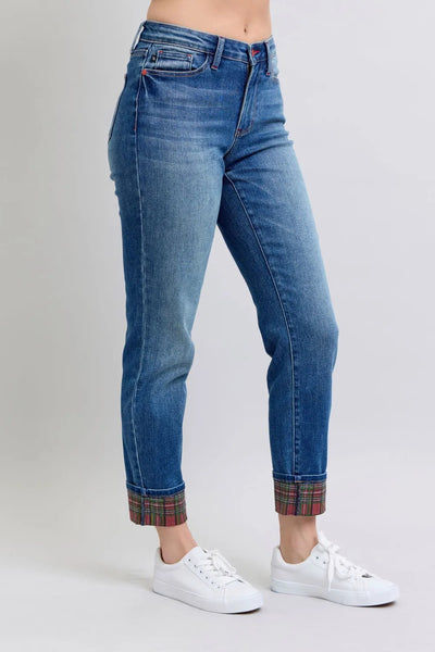 Judy Blue Christmas Straight Denim