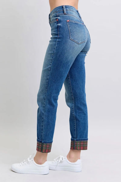 Judy Blue Christmas Straight Denim