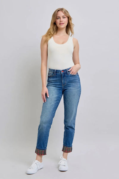 Judy Blue Christmas Straight Denim