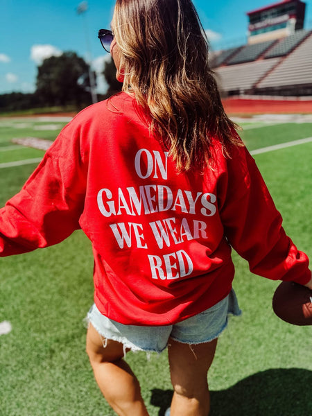 Preorder On Game Day We Wear… Sweatshirt/Tee