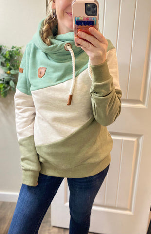 Preorder Sage/Mint/Grey Colorblock Wanakome