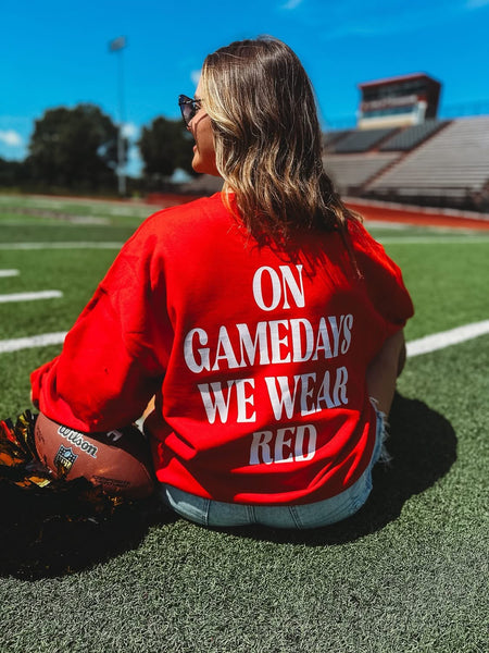 Preorder On Game Day We Wear… Sweatshirt/Tee