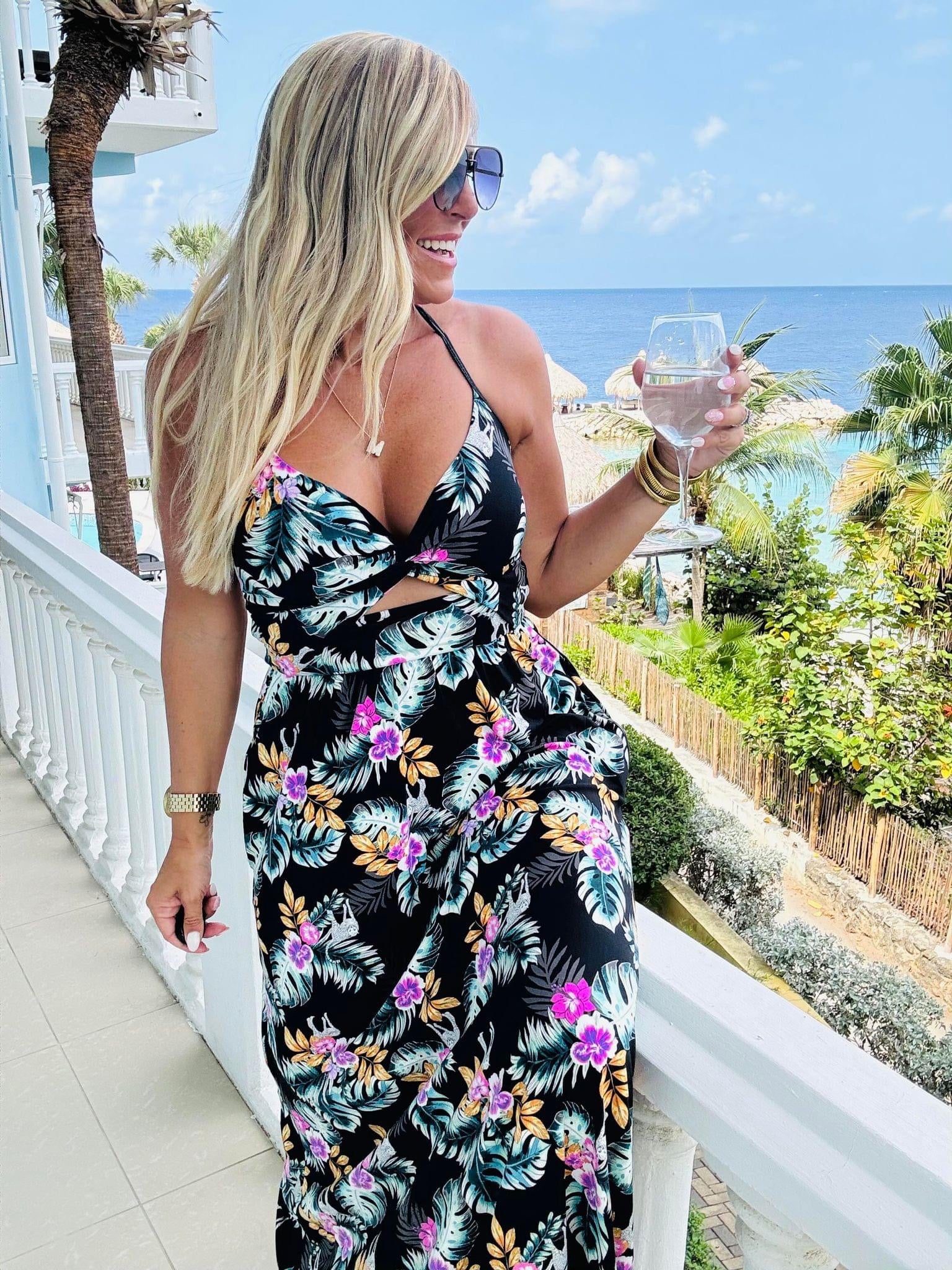 Preorder Knotted Halter Jumpsuit
