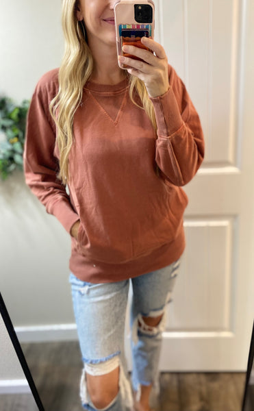New Fall Terry Pullovers