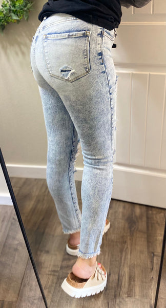 Sale! Blakeley Distressed Skinny Denim