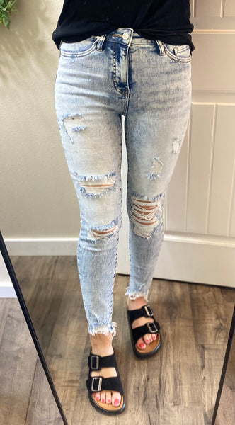 Sale! Blakeley Distressed Skinny Denim