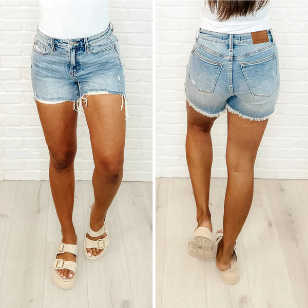 Rigid Magic Destroyed Judy Blue Shorts