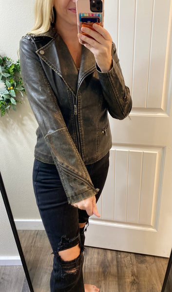 Studded Moto Jacket