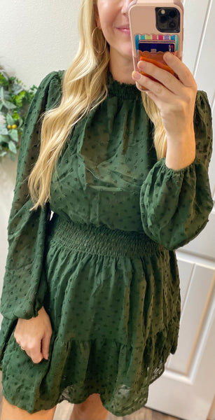 Swiss Dot Smocked Dress