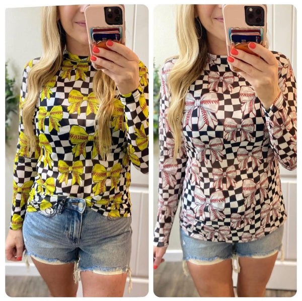 Mesh Softball or Baseball Tops