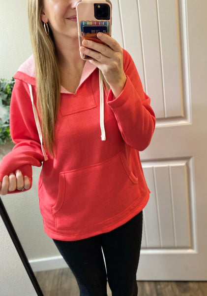 Split V Hoodie