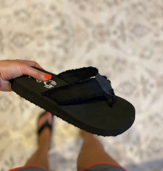 Sale! Cushion Flip Flops (Black, Turquoise, Taupe)