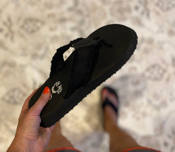 Sale! Cushion Flip Flops (Black, Turquoise, Taupe)