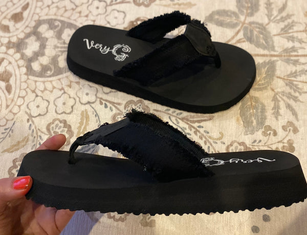 Sale! Cushion Flip Flops (Black, Turquoise, Taupe)