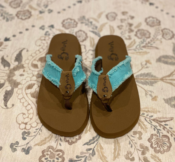 Sale! Cushion Flip Flops (Black, Turquoise, Taupe)