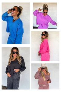 PREORDER Blakeley Faded Feels VNeck Pullover