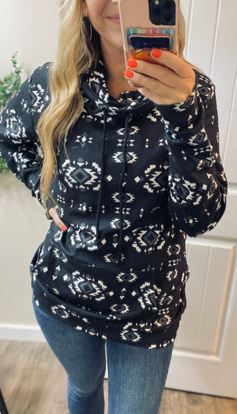 Sale! Aztec Cowl Pullover