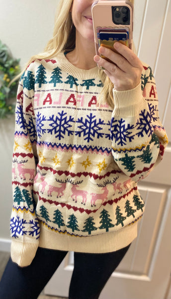 Fa La La Christmas Sweater