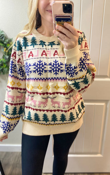 Fa La La Christmas Sweater