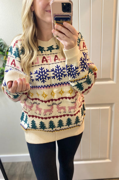 Fa La La Christmas Sweater