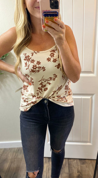 Ivory Floral Cami