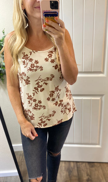 Ivory Floral Cami