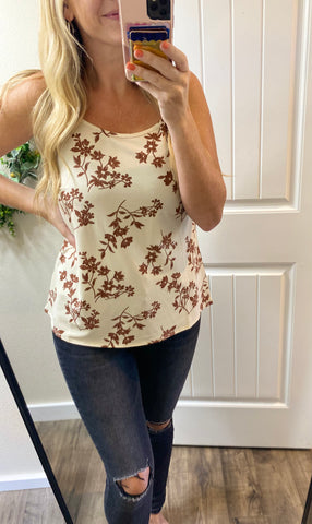 Ivory Floral Cami