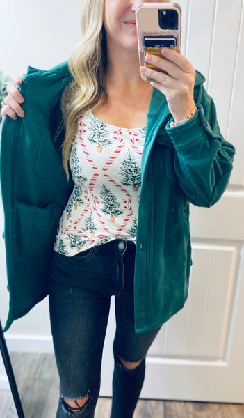 MM Holiday Square Neck Long Sleeves