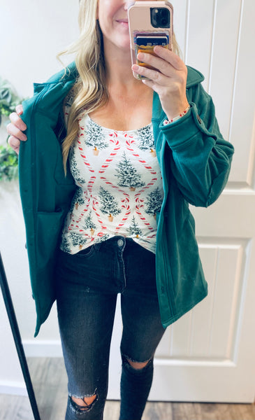 MM Holiday Square Neck Long Sleeves