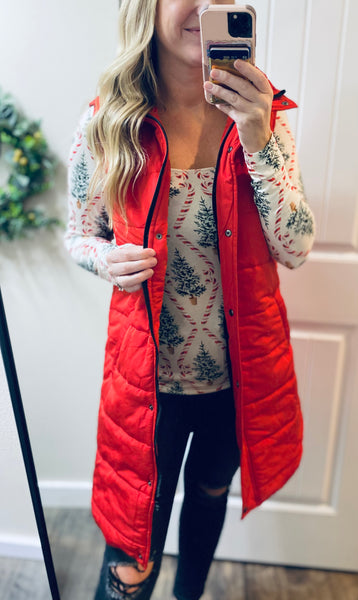 MM Holiday Square Neck Long Sleeves