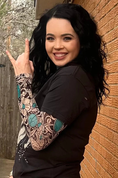 Tattoo Mesh Long Sleeve
