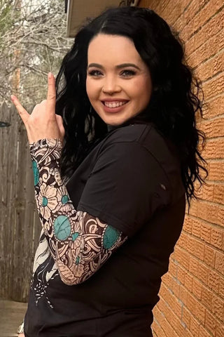 Tattoo Mesh Long Sleeve