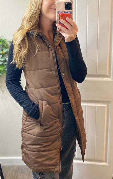 MM Long Vests (NEW Colors-Brown & Dark Green)