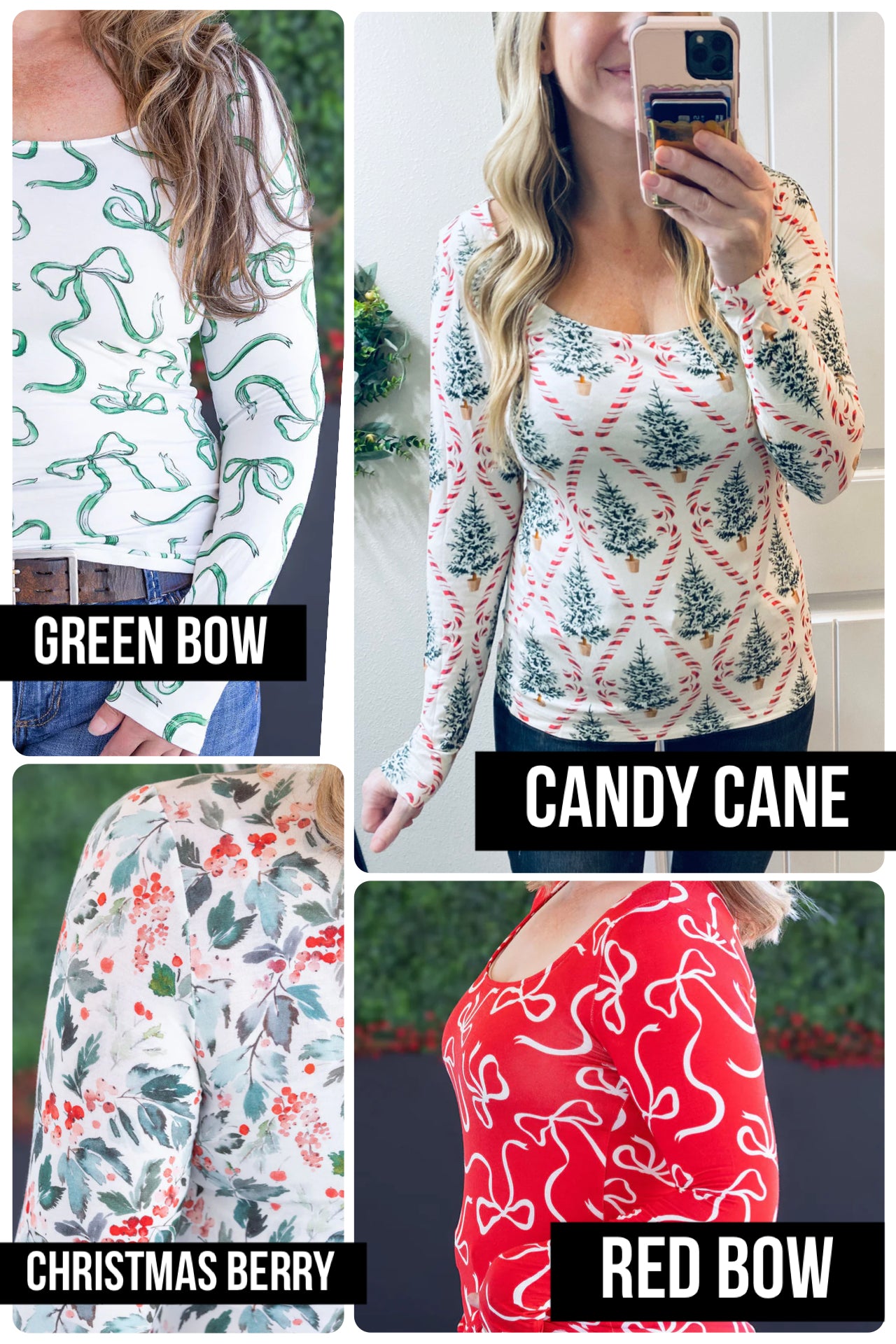 MM Holiday Square Neck Long Sleeves