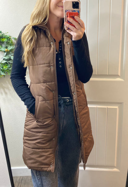 MM Long Vests (NEW Colors-Brown & Dark Green)