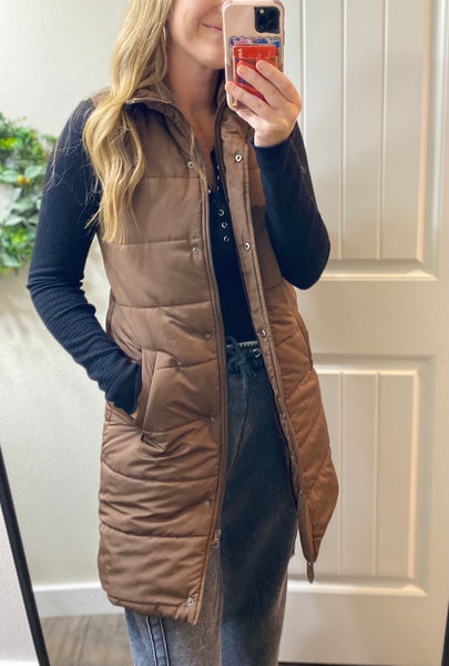 MM Long Vests (NEW Colors-Brown & Dark Green)